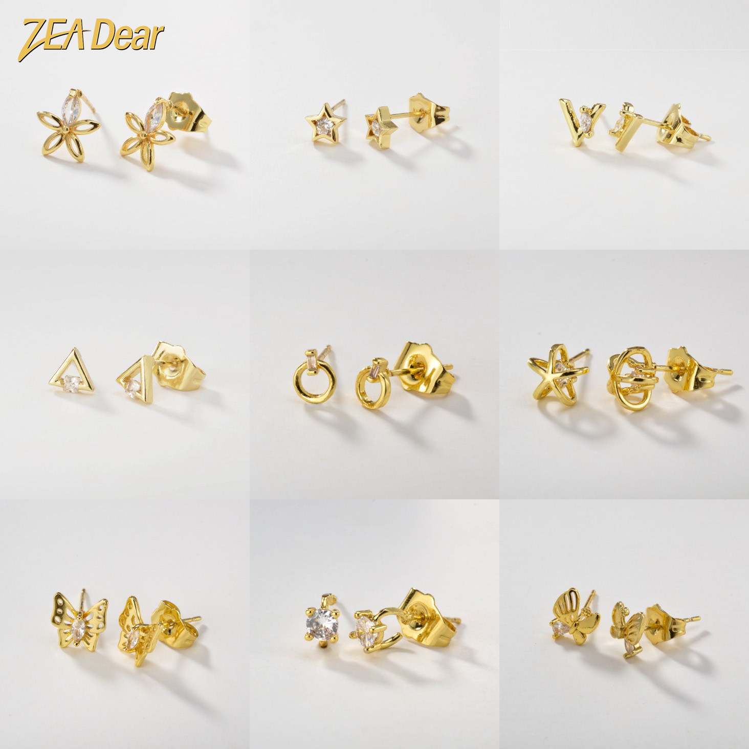 Women Accessories Dubai - ZEADear Fashion Jewelry Dubai zircone orecchini