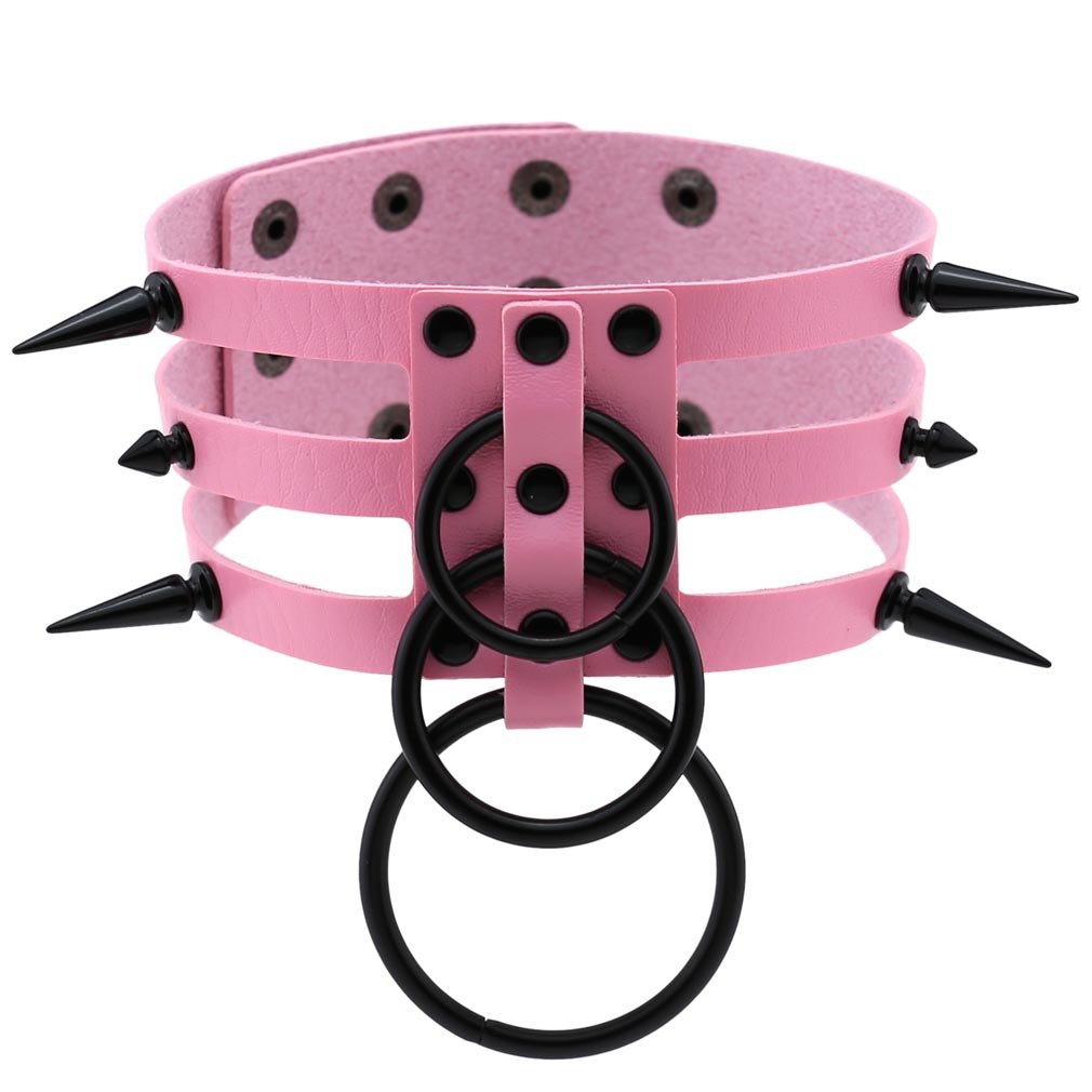 Moda donna uomo rivetto nero i - Women'S Emo Accessories recensione e prezzo